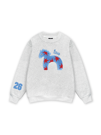 26 - Blue Horse Sweater