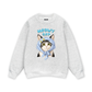 Blue Plaid Meowy Cat Sweater