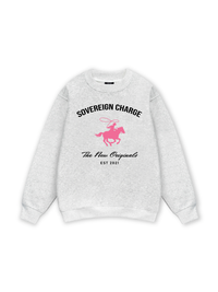 SOVERREIGN CHARGE PINK HORSE Sweater
