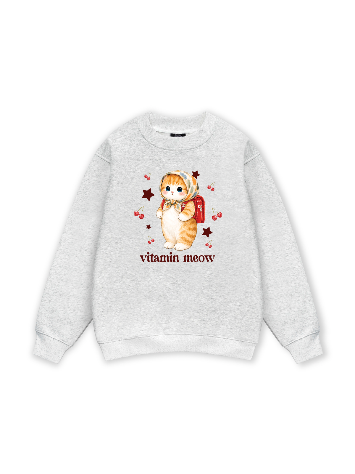 Pickleball Girl Meow Vitamin Meow Go School  Sweater