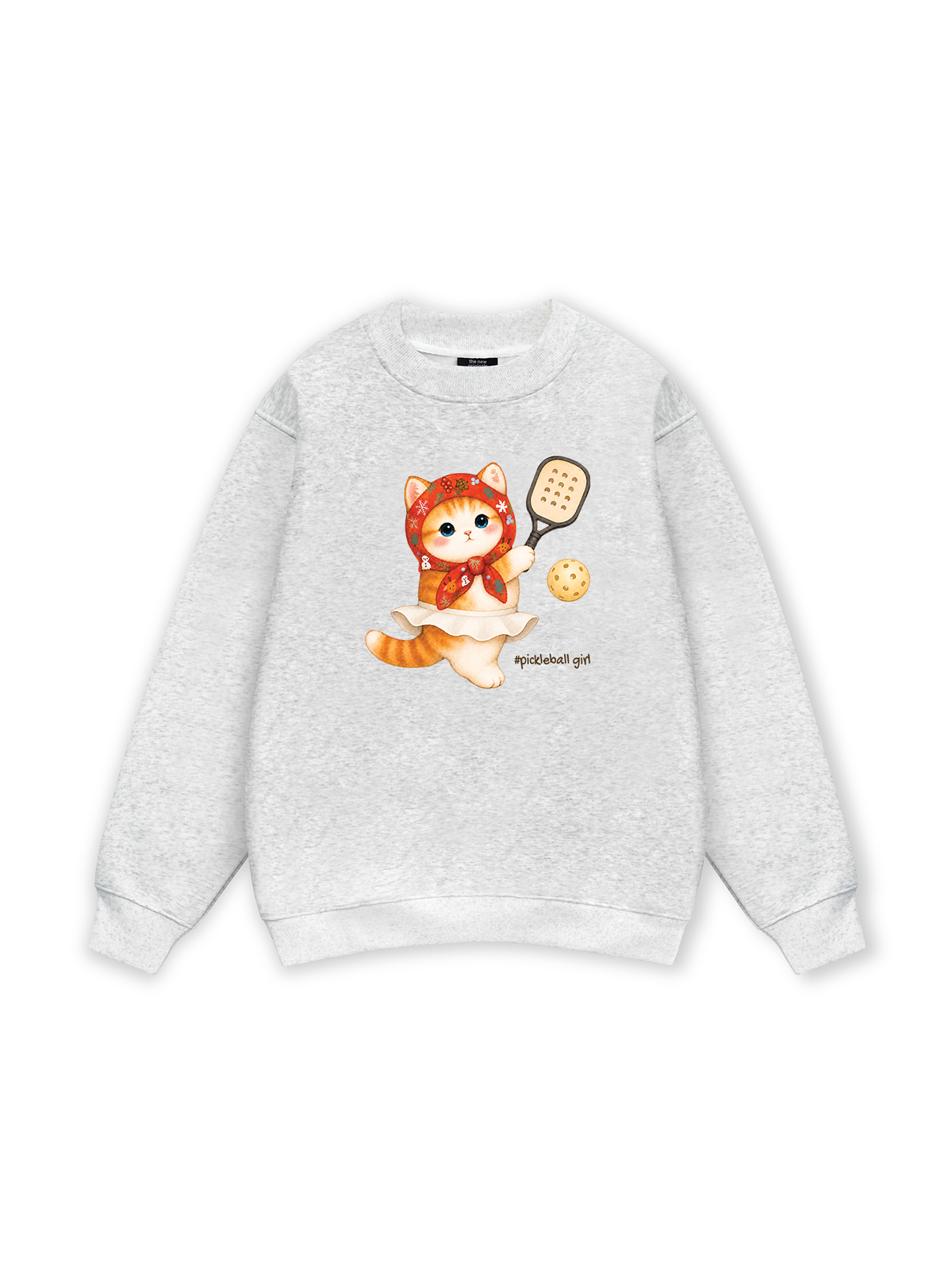 Pickleball Girl Meow Sweater