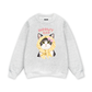 Meowy Cat Yellow Plaid Sweater