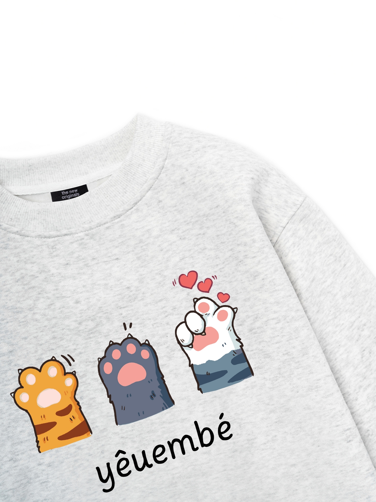 Cute Cat Hand Yeu Be Sweater