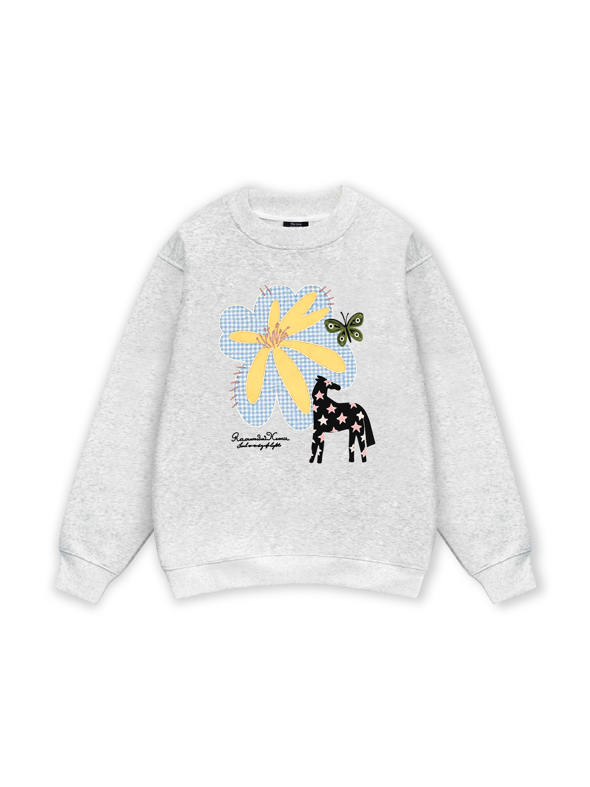 Flower With Horse Sweater