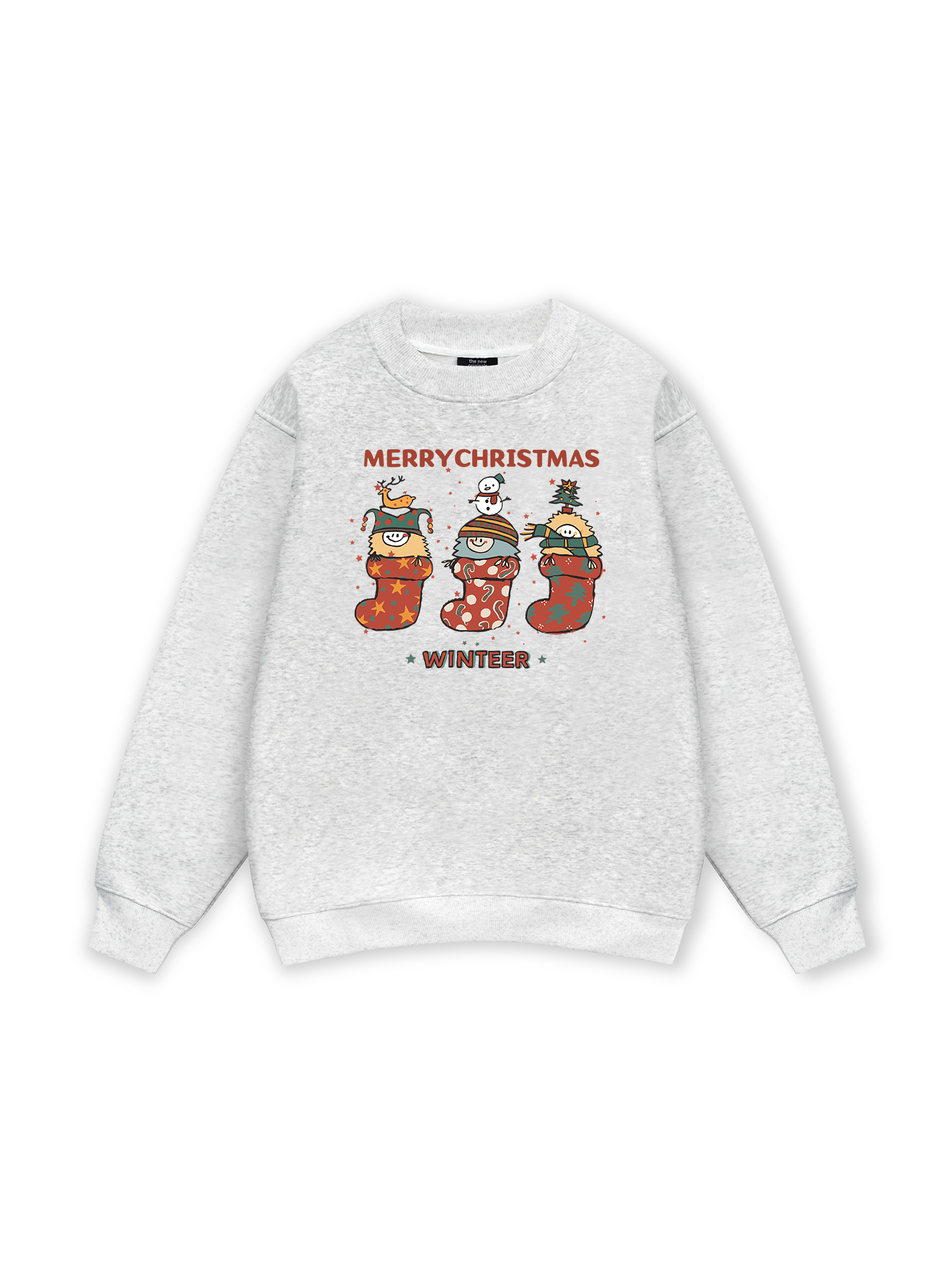 Winter Christmas Socks Sweater