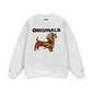 Retro Leopard Dashund Sweater