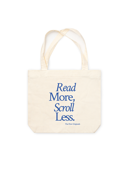 Túi Tote Read More Scroll Less