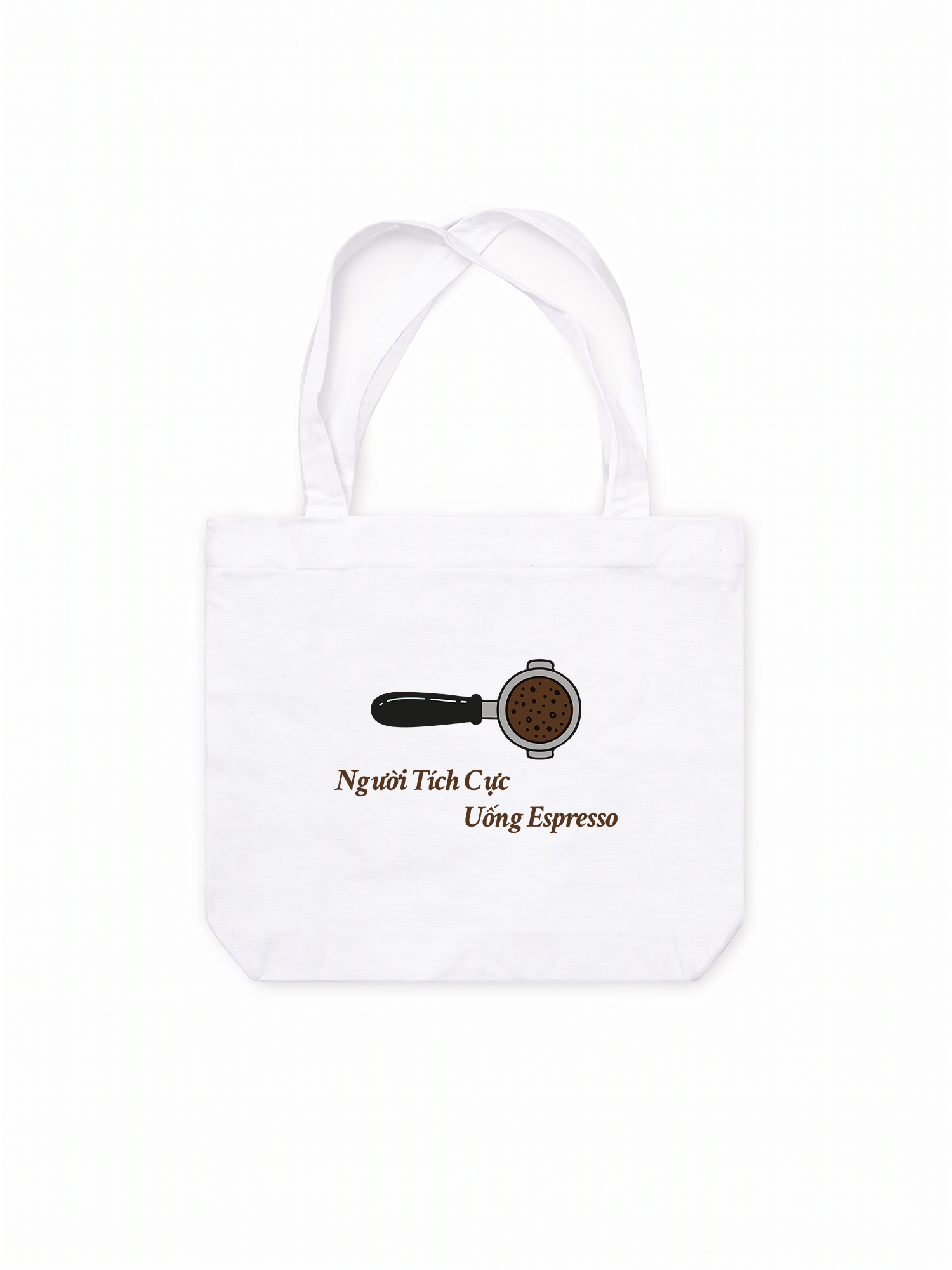 Túi Tote Người Tích Cực Uống Espresso