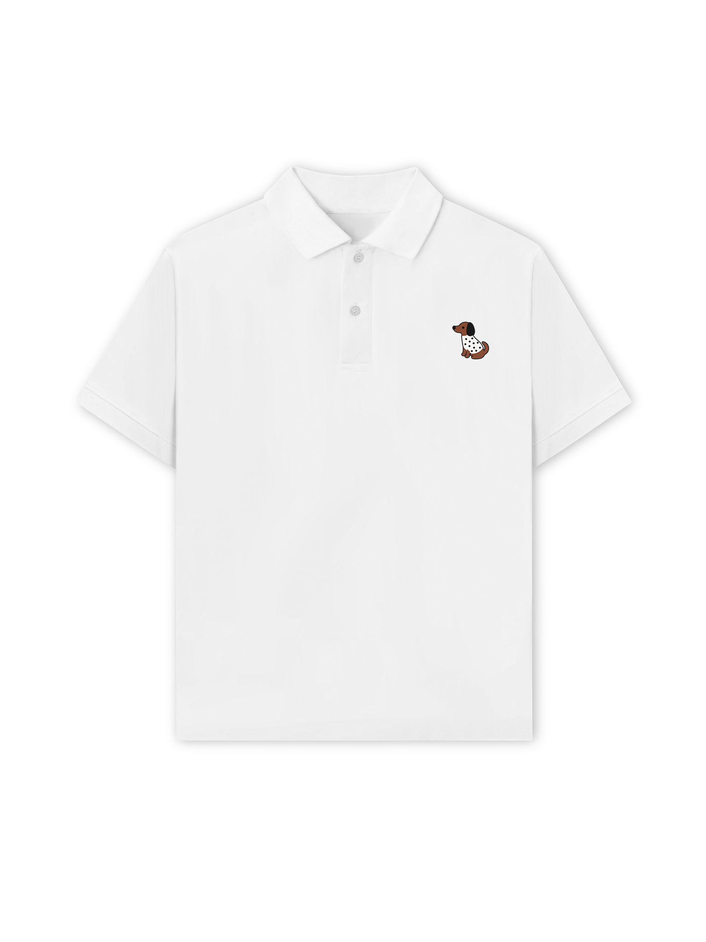 Áo Polo Nữ/ Áo Polo Relaxed Fit Dachshund Polka