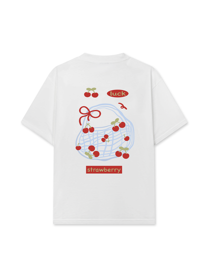 Áo Thun Relaxed Fit Summer Vibes Lucky Strawberry