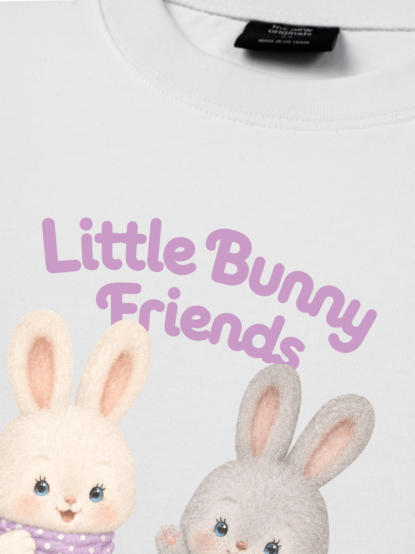 Áo Thun Relaxed Fit Little Bunny Friends