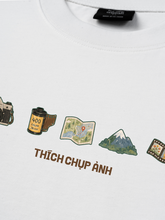 Áo Thun Relaxed Fit Thích Chụp Ảnh