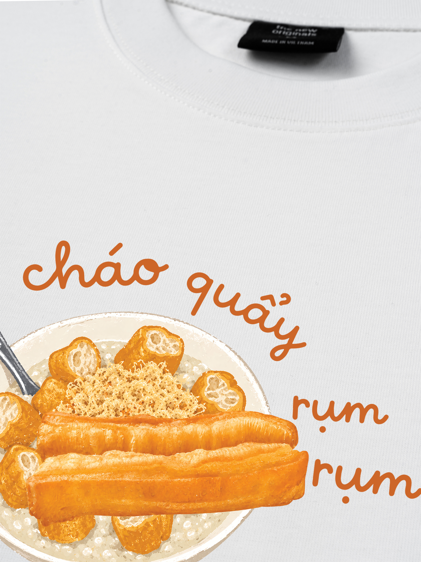 Áo Thun Relaxed Fit Cháo Quẩy