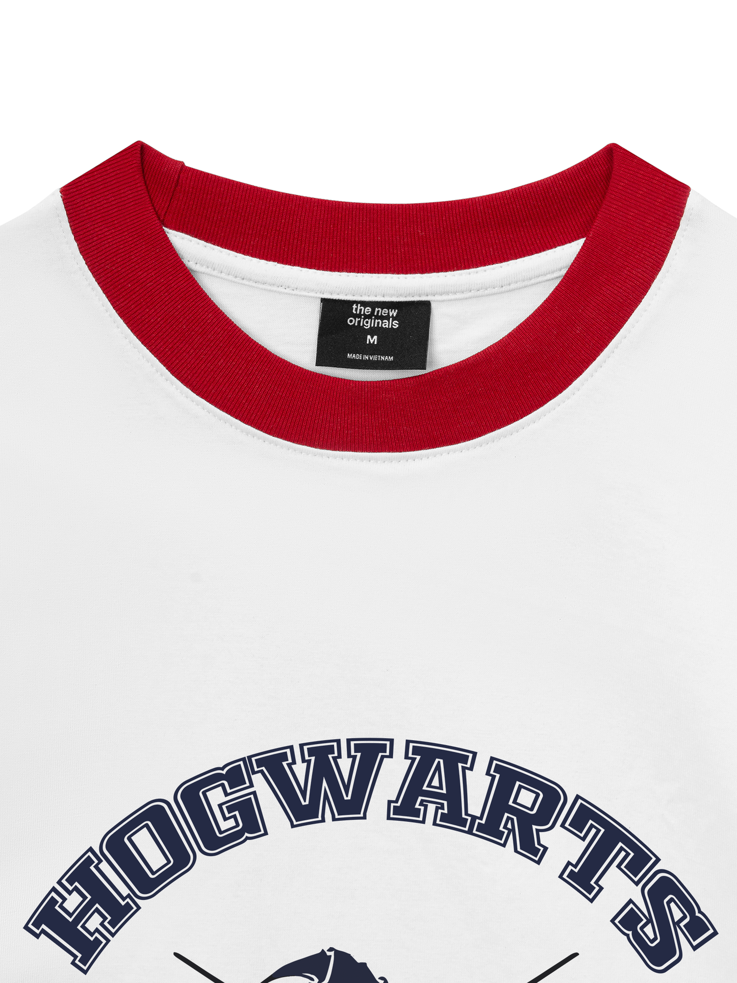 Áo Thun Ringer Relaxed Fit Harry Potter Hogwarts