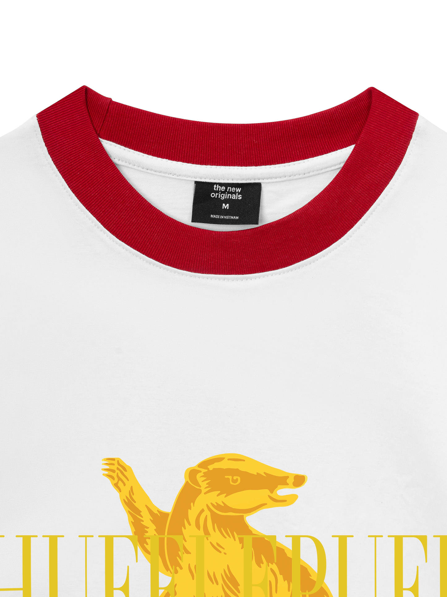 Áo Thun Ringer Relaxed Fit Harry Potter Hufflepuff