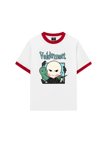 Áo Thun Ringer Relaxed Fit Harry Potter Voldemort