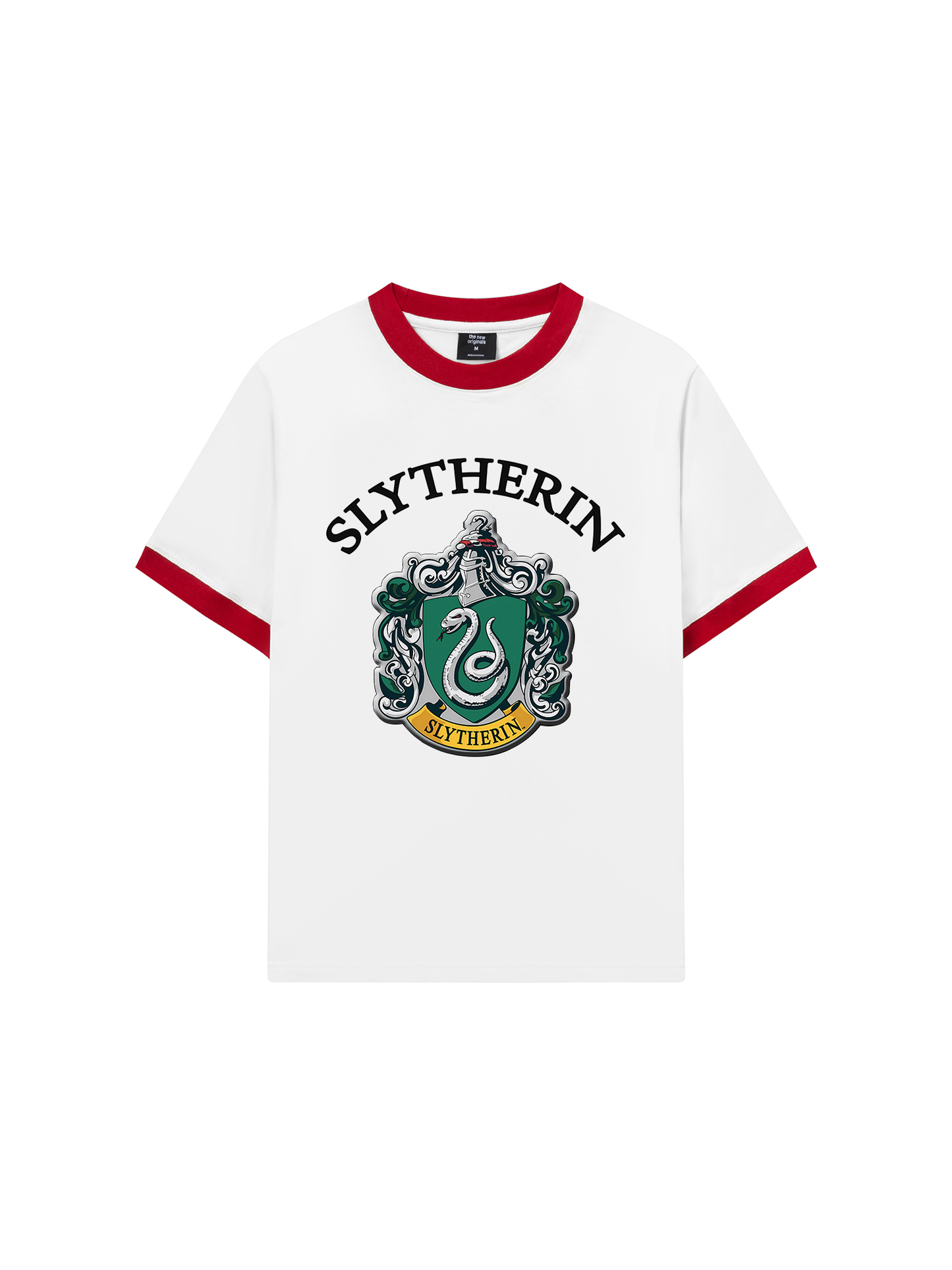Áo Thun Ringer Relaxed Fit Harry Potter Slytherin Vintage