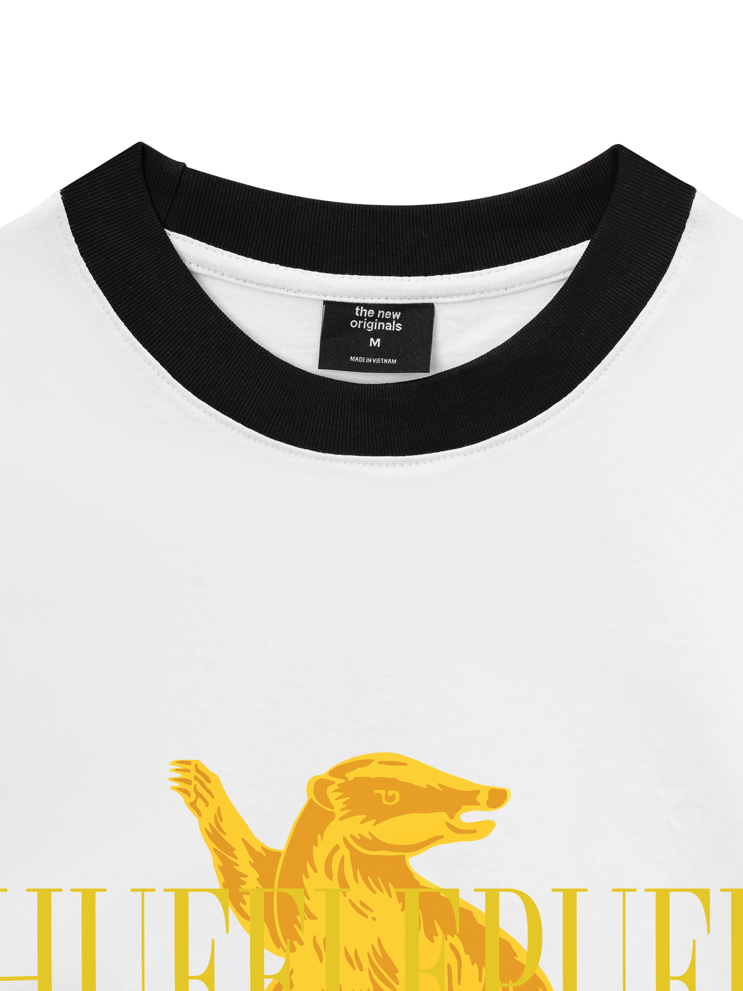 Áo Thun Ringer Relaxed Fit Harry Potter Hufflepuff