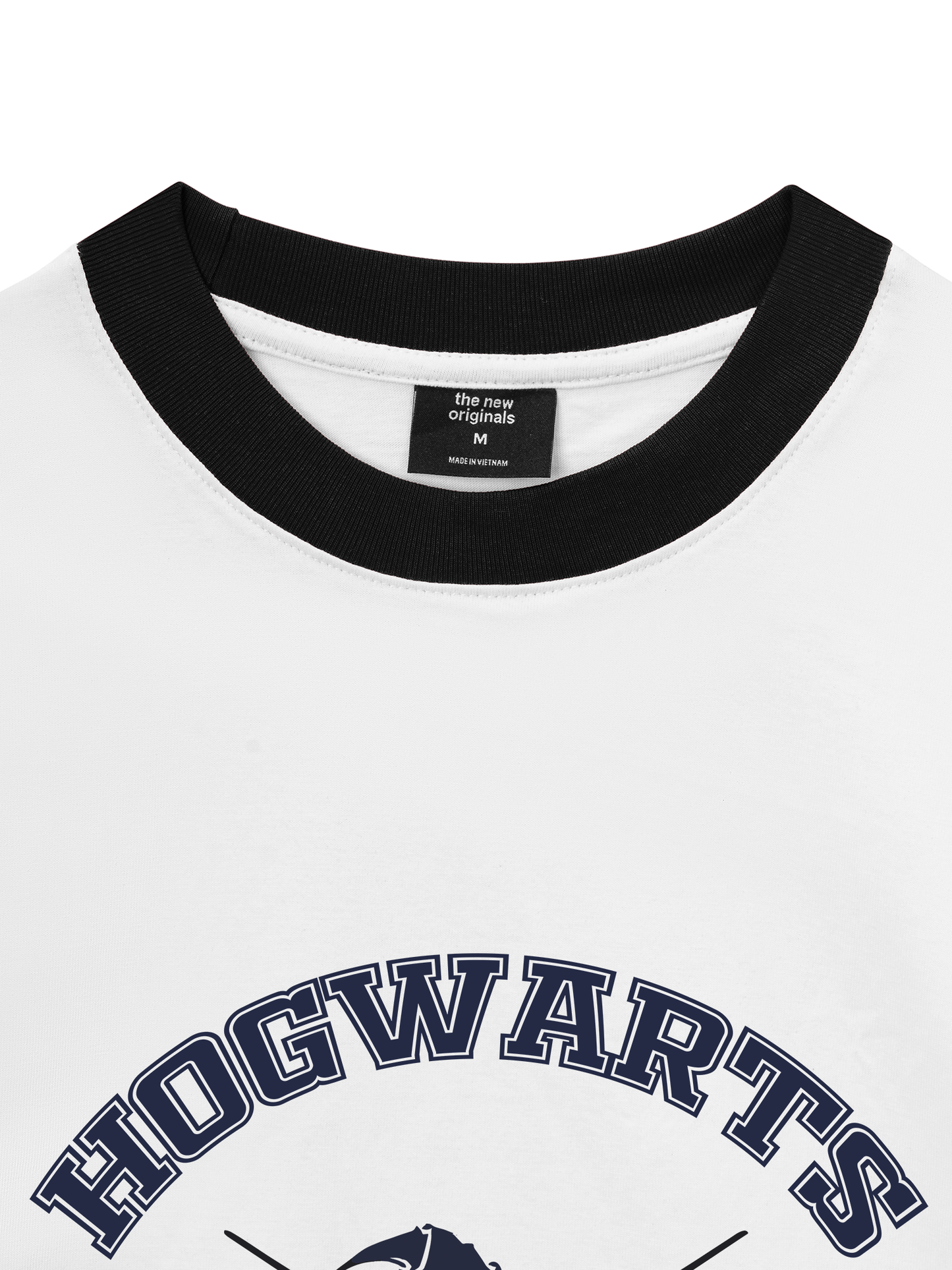 Áo Thun Ringer Relaxed Fit Harry Potter Hogwarts