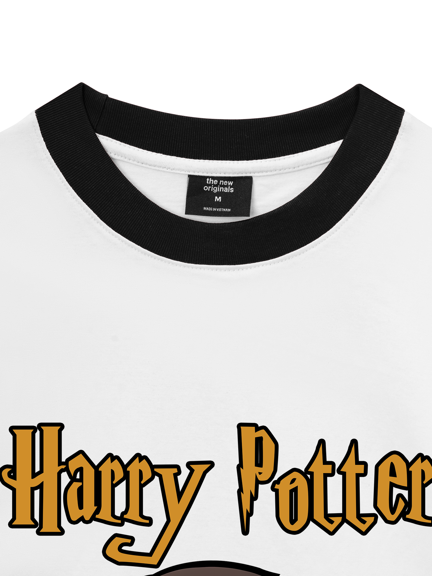 Áo Thun Ringer Relaxed Fit Harry Potter Chibi