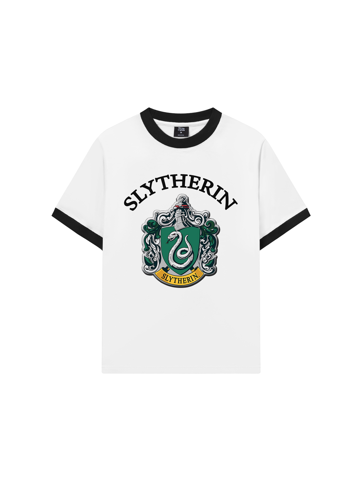 Áo Thun Ringer Relaxed Fit Harry Potter Slytherin Vintage