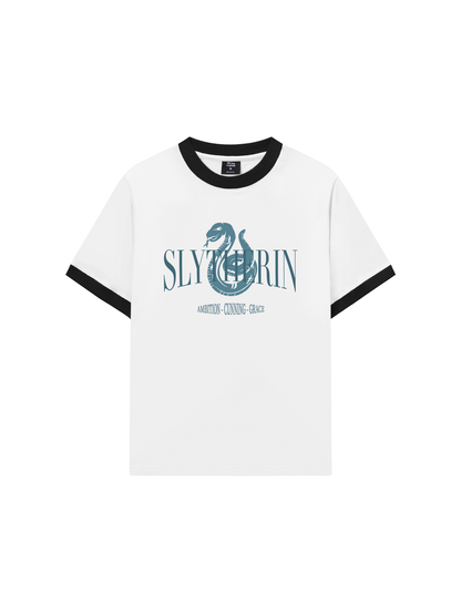 Áo Thun Ringer Relaxed Fit Harry Potter Sytherin