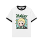 Áo Thun Ringer Relaxed Fit Harry Potter Malfoy Chibi