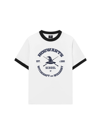 Áo Thun Ringer Relaxed Fit Harry Potter Hogwarts