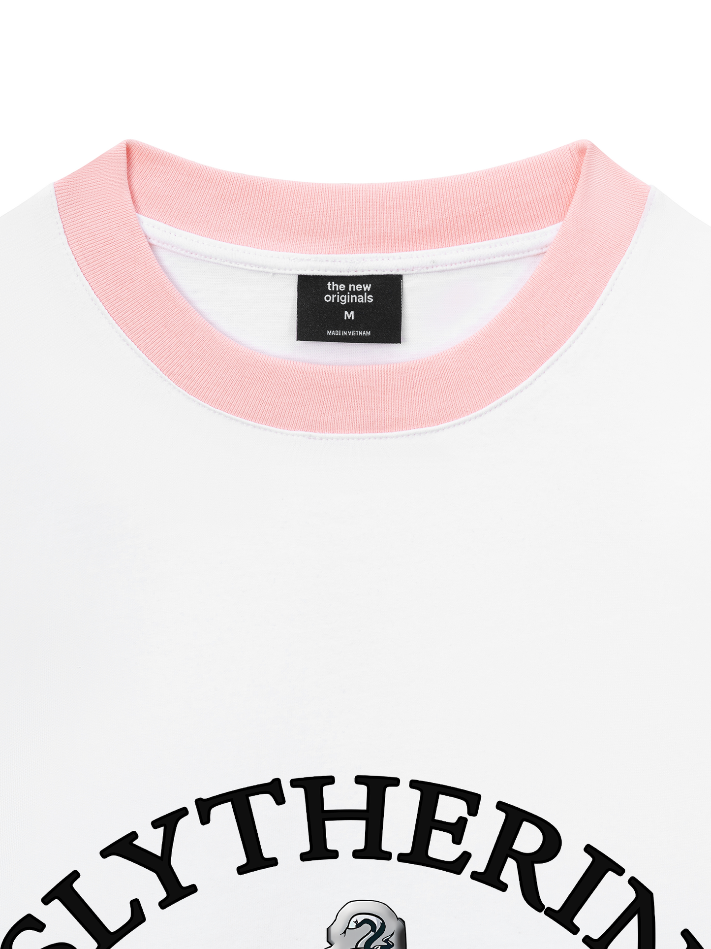 Áo Thun Ringer Relaxed Fit Harry Potter Slytherin Vintage
