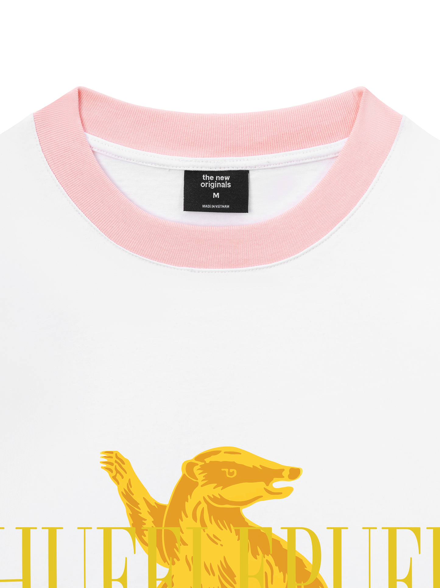 Áo Thun Ringer Relaxed Fit Harry Potter Hufflepuff
