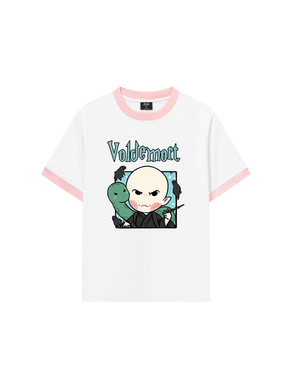 Áo Thun Ringer Relaxed Fit Harry Potter Voldemort