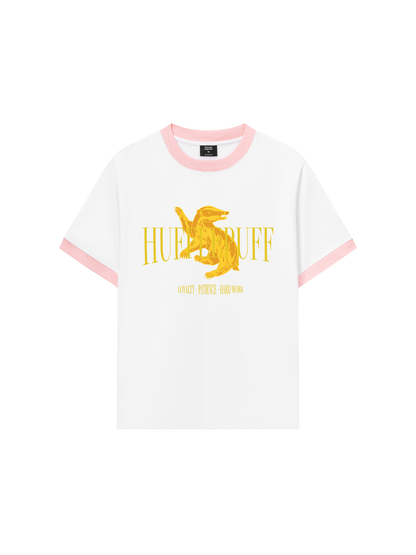 Áo Thun Ringer Relaxed Fit Harry Potter Hufflepuff