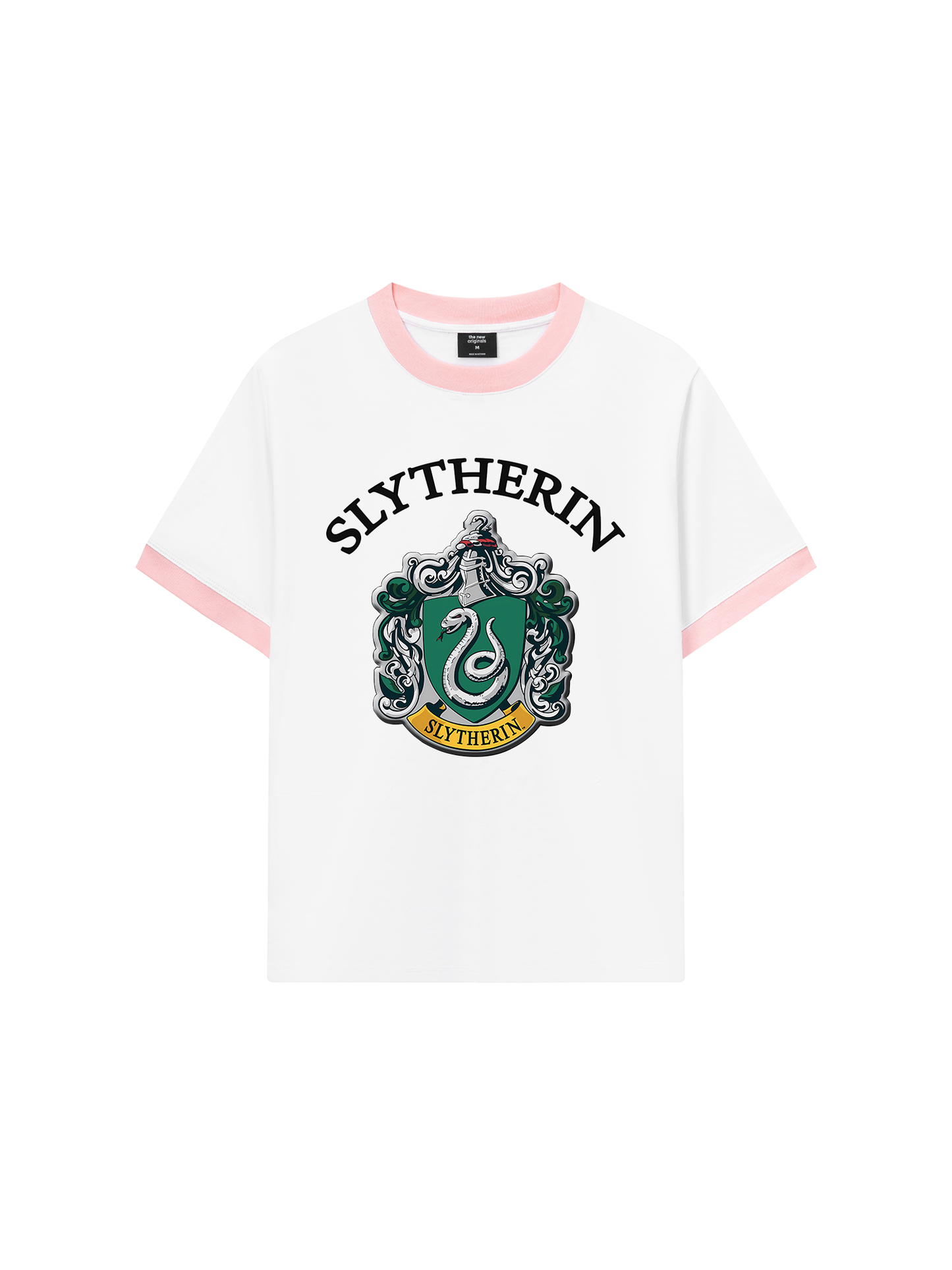 Áo Thun Ringer Relaxed Fit Harry Potter Slytherin Vintage