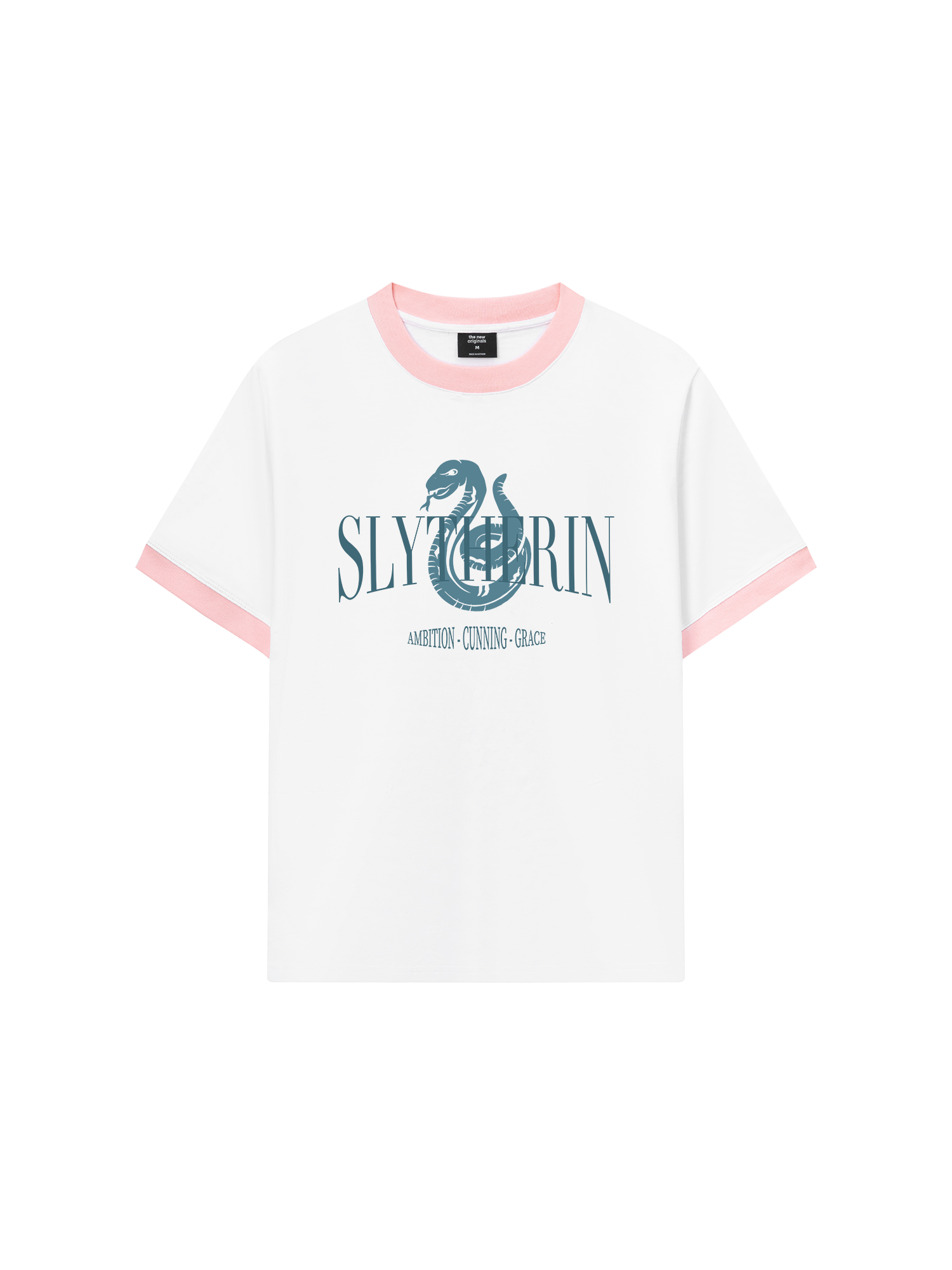 Áo Thun Ringer Relaxed Fit Harry Potter Sytherin