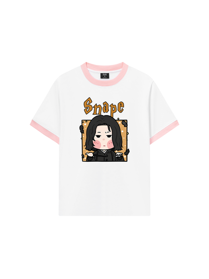 Áo Thun Ringer Relaxed Fit Harry Potter Snape