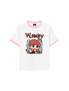 Áo Thun Ringer Relaxed Fit Harrry Potter Weasley Chibi