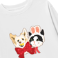 Áo Thun Dài Tay Animal Mood Bestie Puppy And Meow
