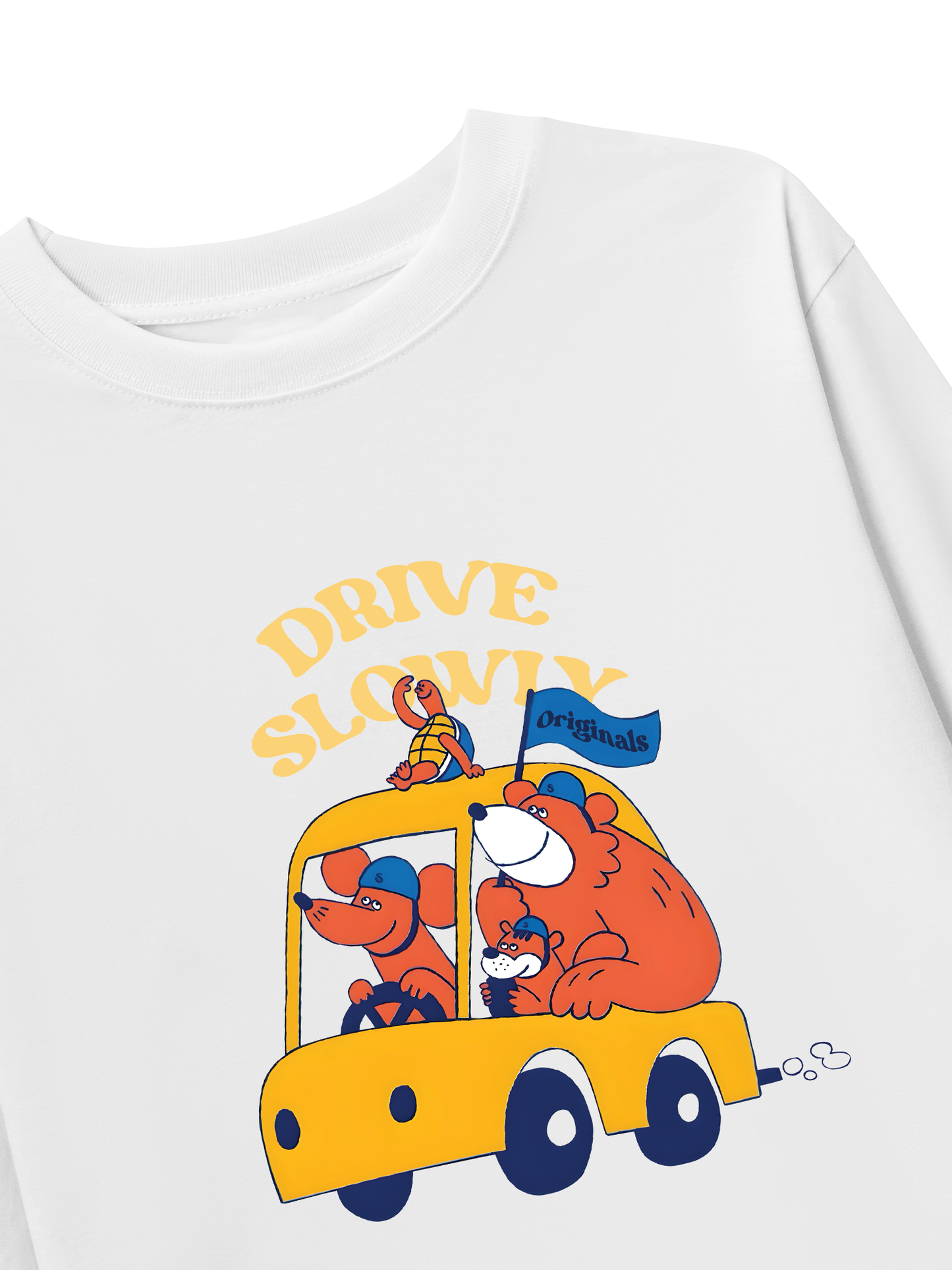 Áo Thun Dài Tay Drive Slowly_