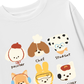 Áo Thun Dài Tay Animal Cute Puppy Thíngs