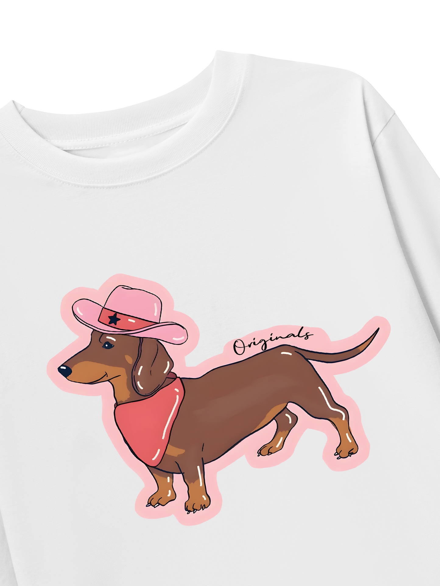 Áo Thun Dài Tay Howdy Dachshund