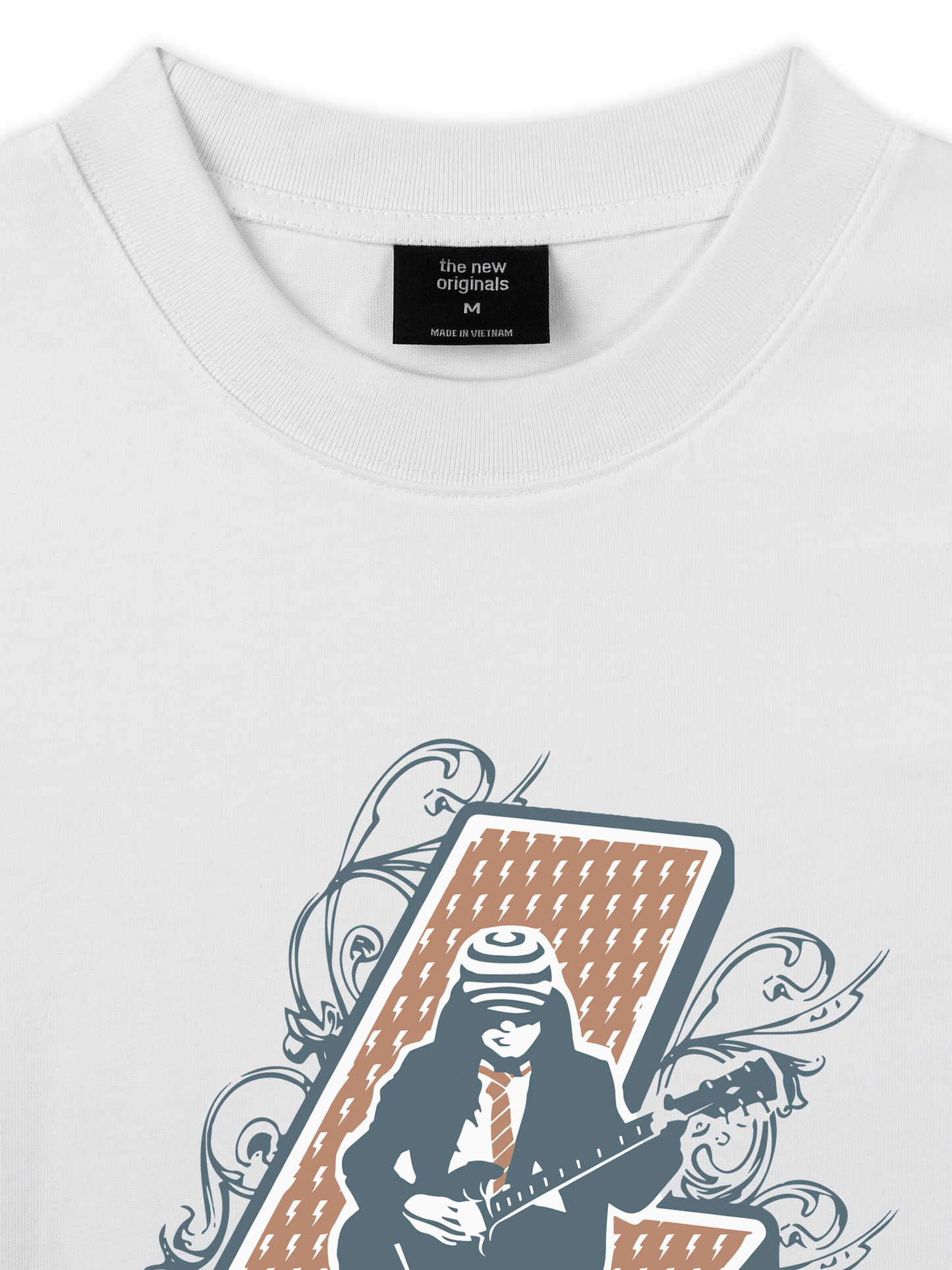 Áo Thun Relaxed Fit AC DC Retro Old Day
