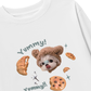Áo Thun Dài Tay Cute Dog Yummy Cookie