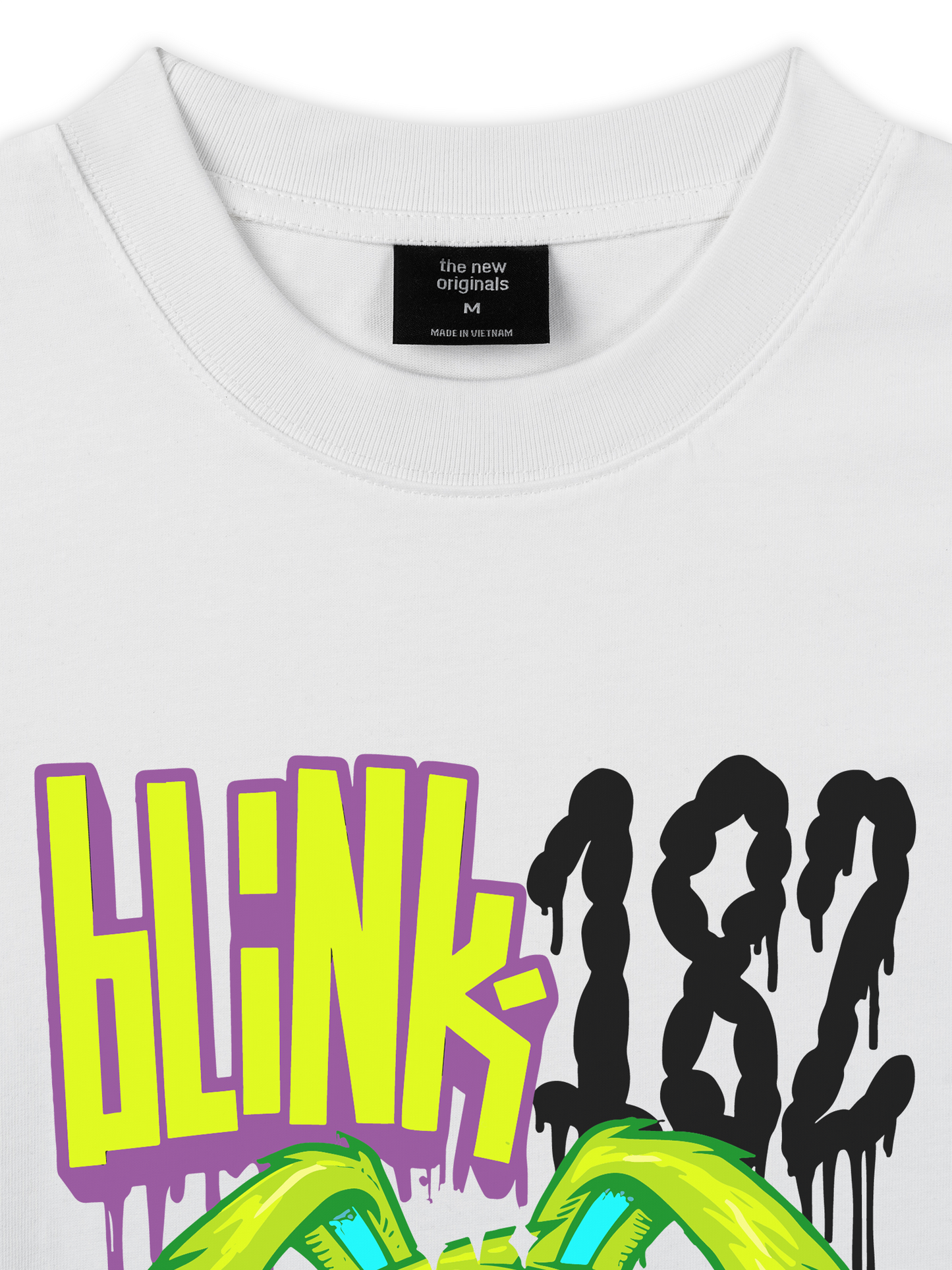 Áo Thun Relaxed Fit Blink 182 Cartoon