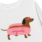 Áo Thun Dài Tay Pink Dachshund
