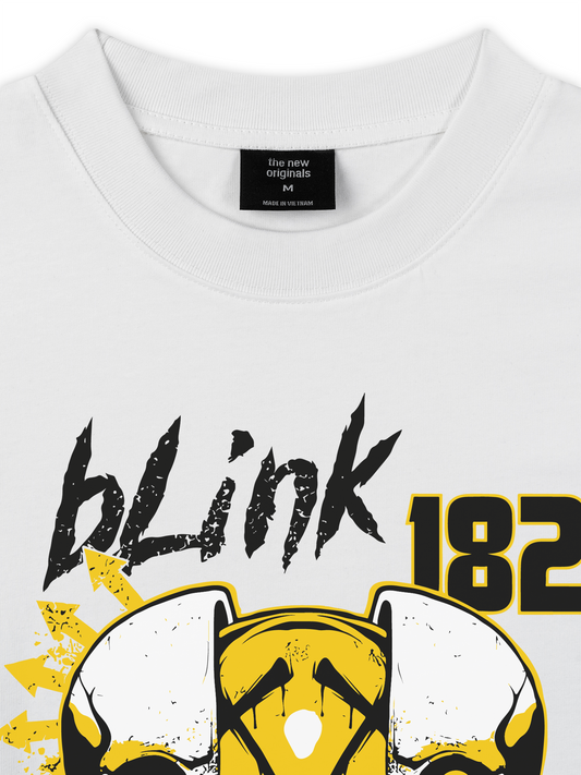 Áo Thun Relaxed Fit Blink 182 Skull Scary