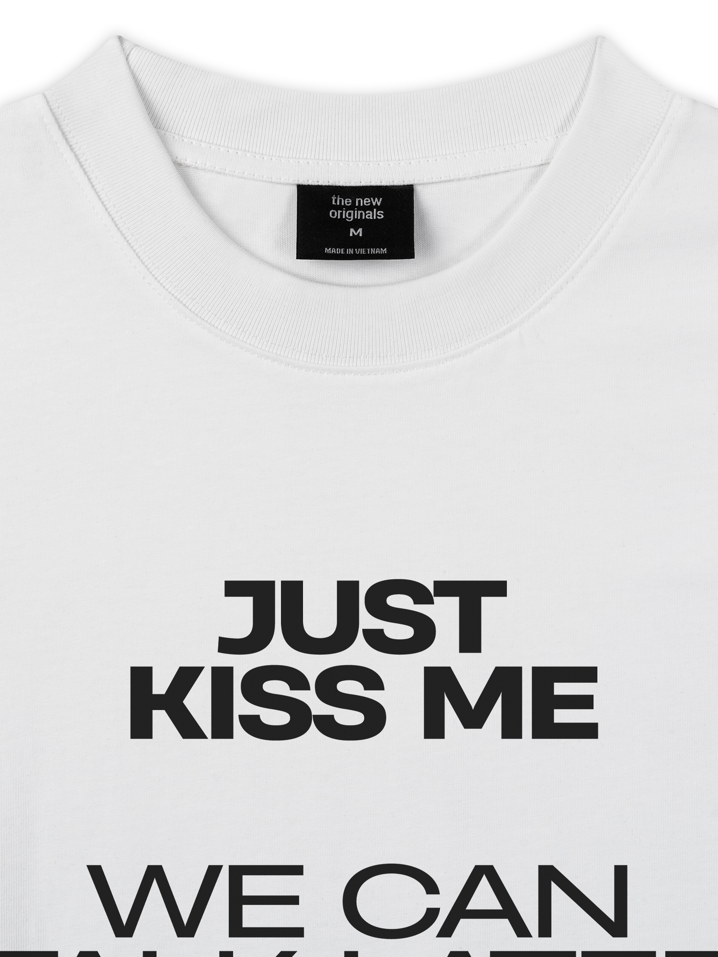 Áo Thun Relaxed Fit Life Vibe Just Kiss Me