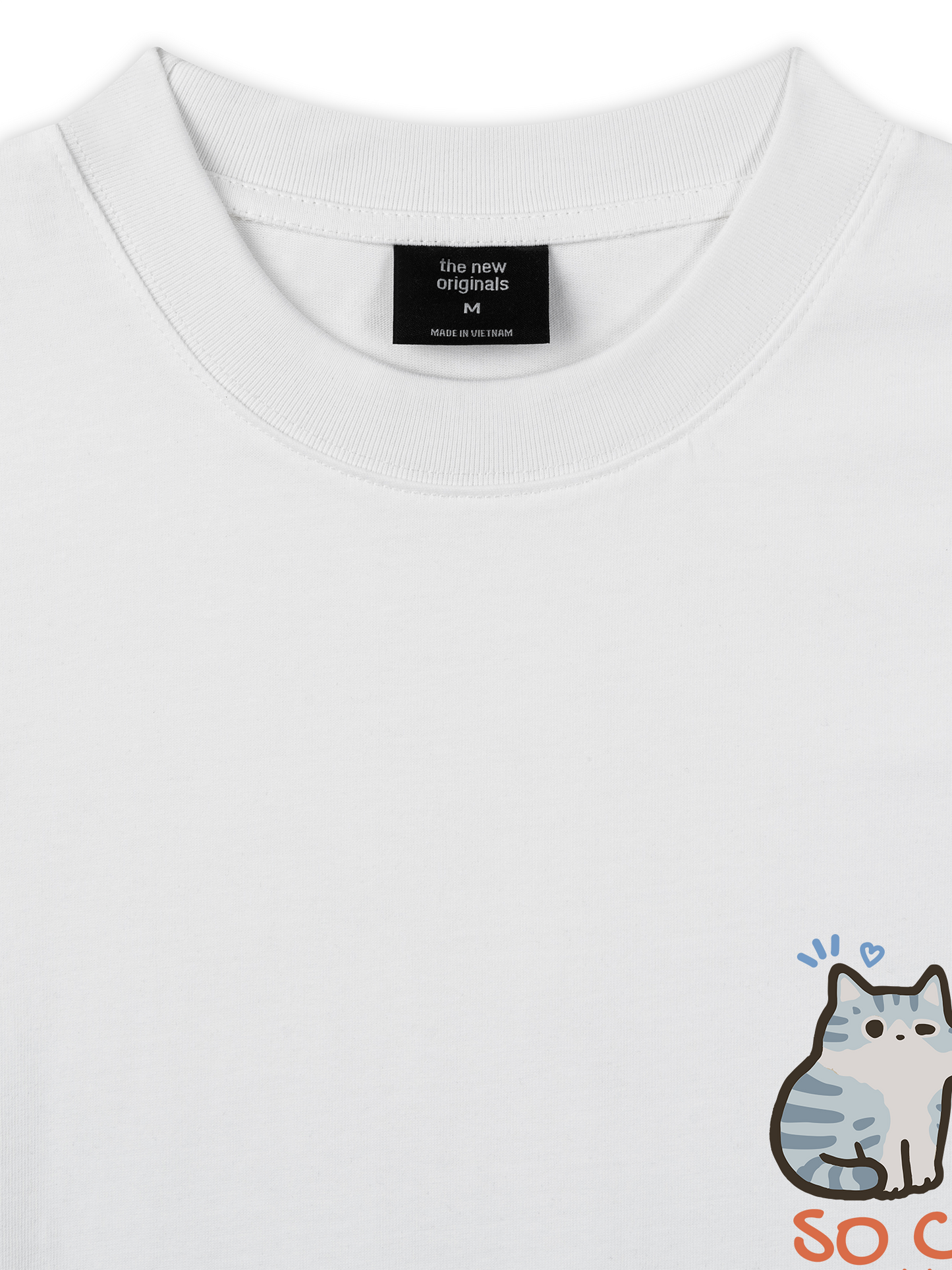 Áo Thun Relaxed Fit So Cute Cat Couple