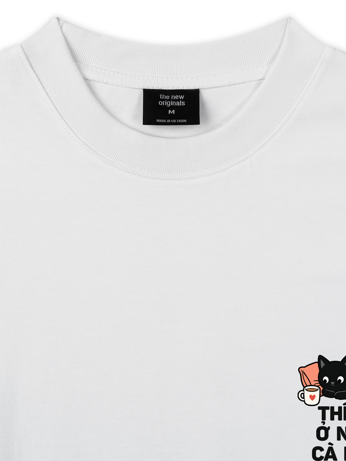 Áo Thun Relaxed Fit Thích Ở Nhà Cà Phê