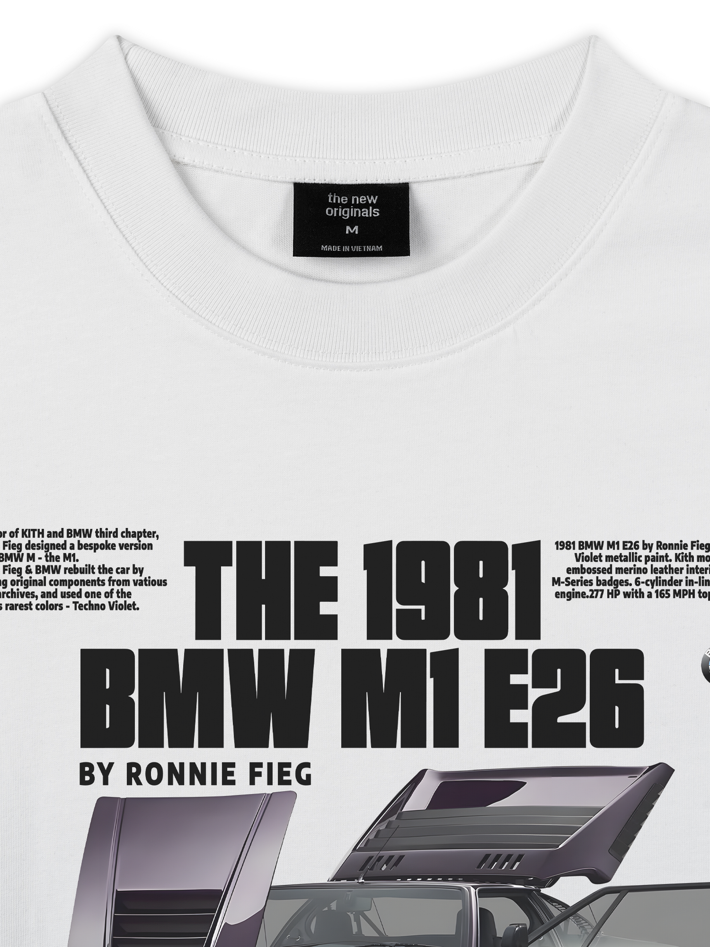Áo Thun Relaxed Fit Car The 1981 BMW M1 E26