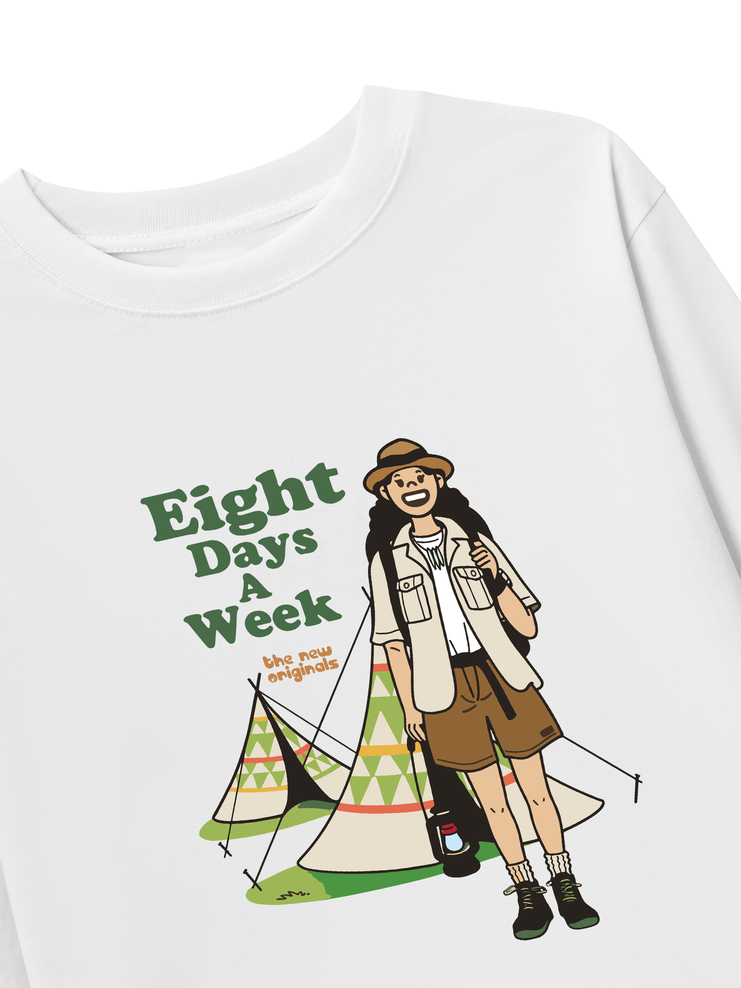 Áo Thun Dài Tay Eight Days A Week Girl